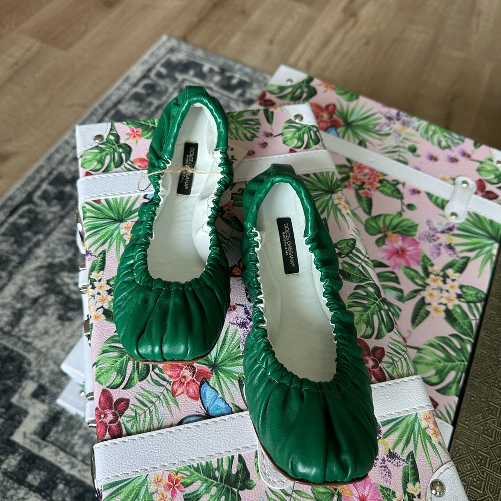 Dolce&Gabbana flat green ballerina 🩰